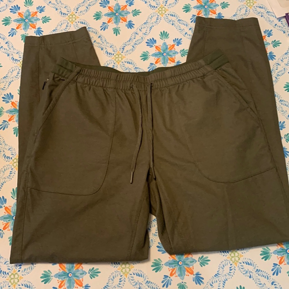 The North Face army green pants